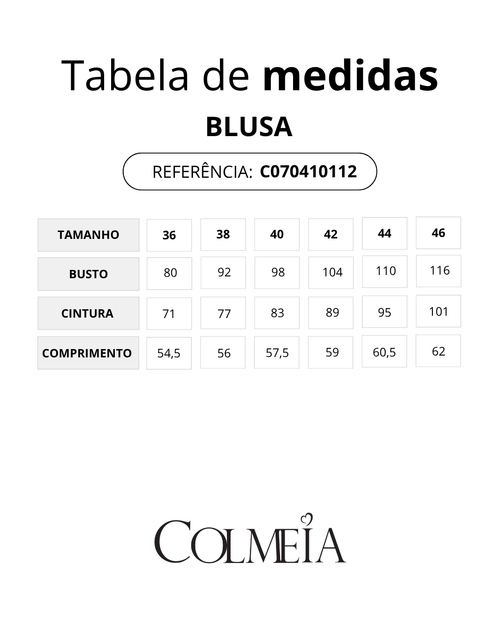 Carregar imagem 10 na visualização da galeria. TABELA DE MEDIDAS [colmeia-image:b70fb4c0-1302-4a45-b900-e444fec84bb4]