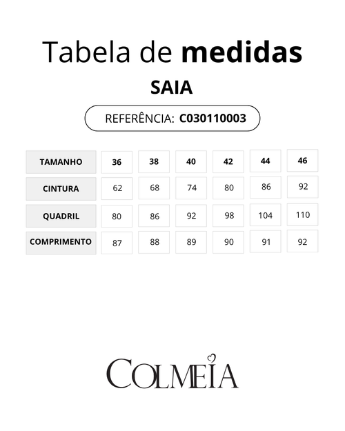 Carregar imagem 4 na visualização da galeria. TABELA DE MEDIDAS [colmeia-image:f025b255-7686-41bd-aeba-efcfd8f0652a]