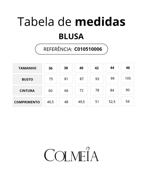 Carregar imagem 4 na visualização da galeria. TABELA DE MEDIDAS [colmeia-image:276f8701-5095-4f51-b2e8-1659ec554903]