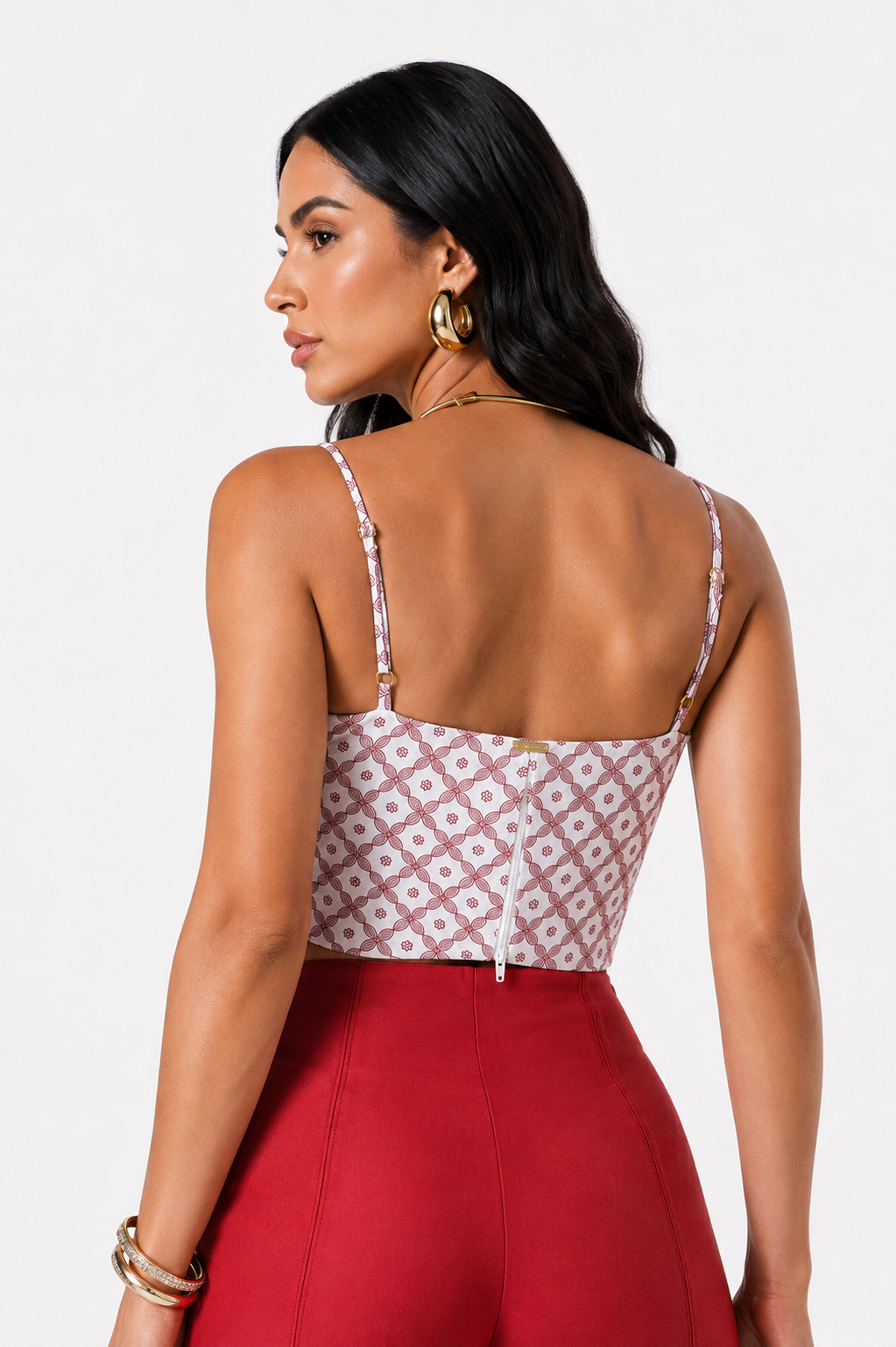 Blusa Cropped Com Vazado