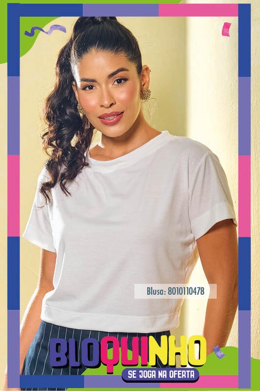 Blusa Baby Ampla  Quadrada
