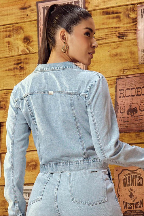 Carregar imagem 2 na visualização da galeria. Outwear Jaqueta Cropped Com Chaton