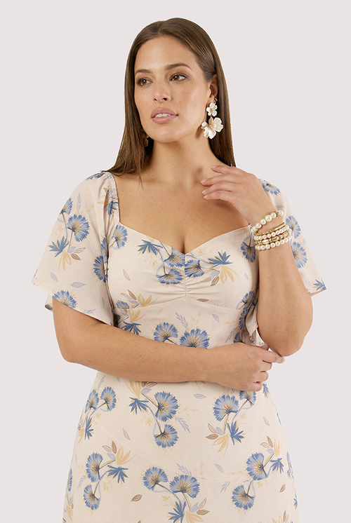Carregar imagem 2 na visualização da galeria. Vestido Midi Boho Flower