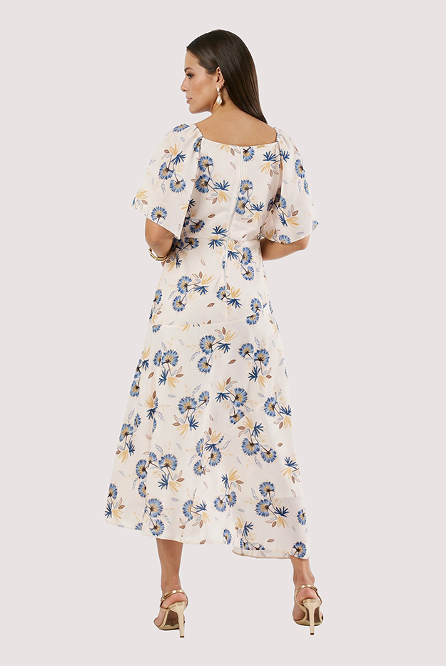 Vestido Midi Boho Flower