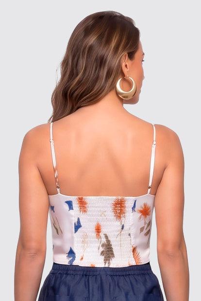Blusa Regata Lenco Com Alca