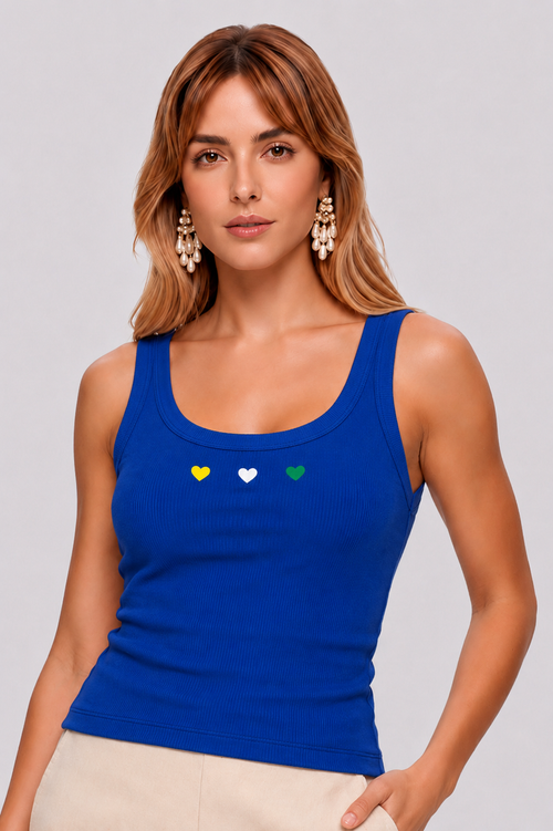 Carregar imagem 1 na visualização da galeria. Blusa Regata Cavada