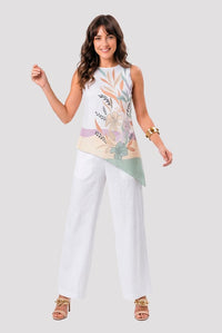 Calca Pantalona Com Elastico