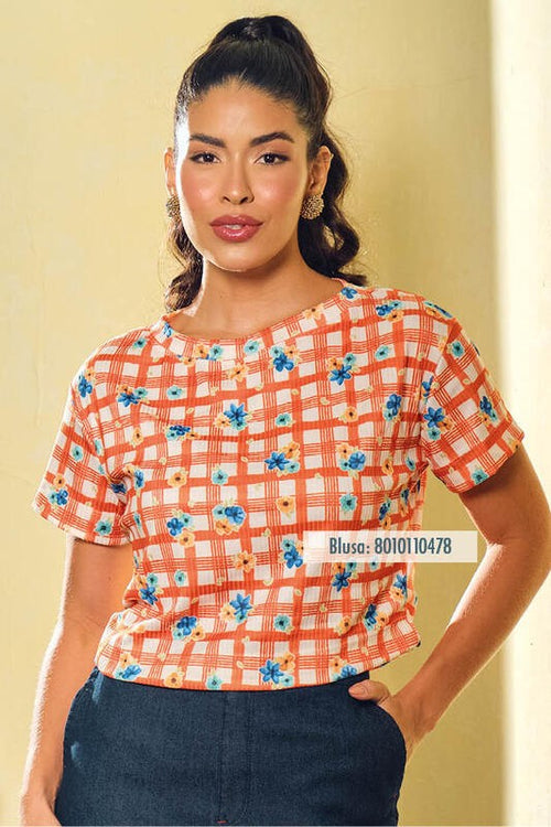 Carregar imagem 4 na visualização da galeria. Blusa Baby Ampla  Quadrada